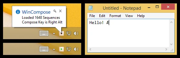 通过 Compose 组合键快速输入特殊符号、任意 Unicode 字符与 Emoji 表情，内置 1700 多条组合规则并支持自定义规则文件 | WinCompose | v0.9.11