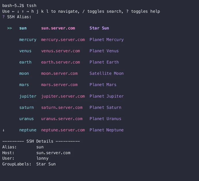 兼容 OpenSSH 的跨平台 SSH 客户端，支持登录界面、批量登录、分组标签、自动交互、记住密码与 trzsz/zmodem 文件传输及断线续连漫游 | trzsz-ssh | v0.1.26